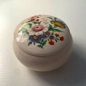 Vintage ceramic flower dish
